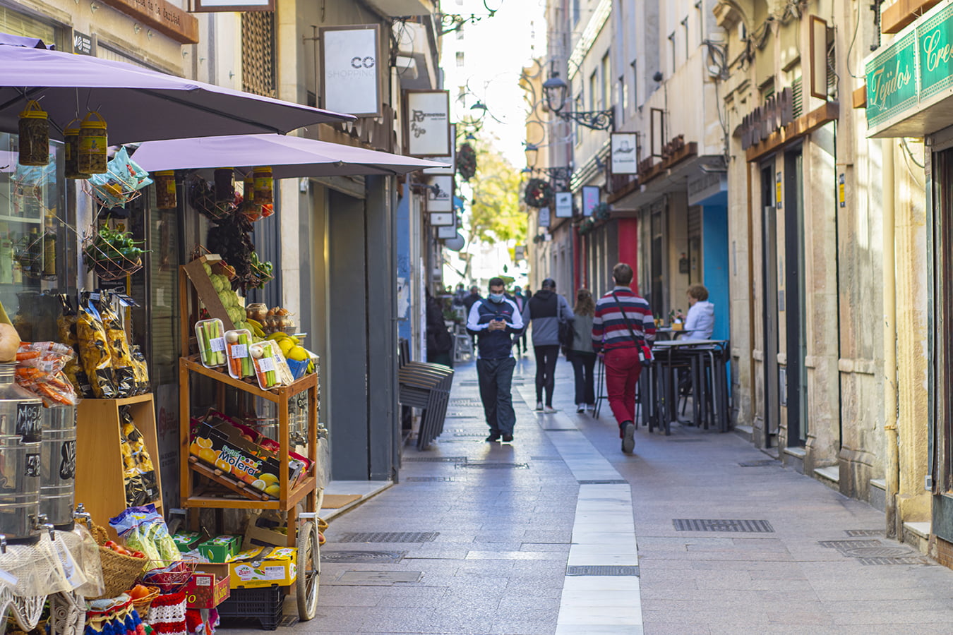 Calle de las tiendas