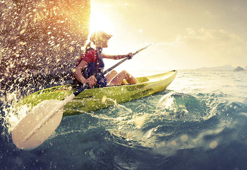 Kayak mar Mediterráneo